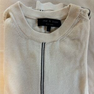 Rag & Bone Cream Striped Sweater